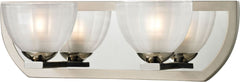 Sculptive 2 Light Vanity In Polished Chrome