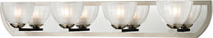 Sculptive 4 Light Vanity In Polished Chrome