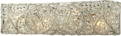 Andalusia 4 Light Vanity In Aged Silver