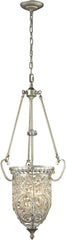 Andalusia 3 Light Pendant In Aged Silver