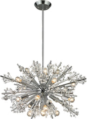 Starburst 19 Light Chandelier In Polished Chrome