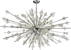 Starburst 31 Light Chandelier In Polished Chrome