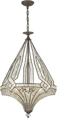 Jausten 5 Light Chandelier In Antique Bronze
