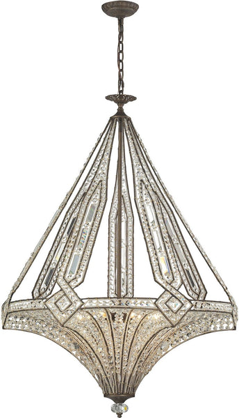 Jausten 7 Light Chandelier In Antique Bronze