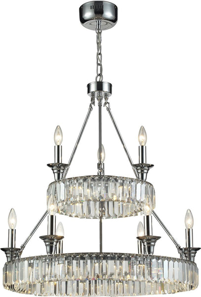 Manning 29 Light Led Chandelier In Polished Chrome
