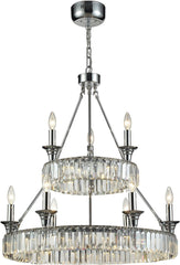 Manning 29 Light Led Chandelier In Polished Chrome