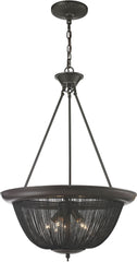 Pesaro 5 Light Pendant In Oil Rubbed Bronze