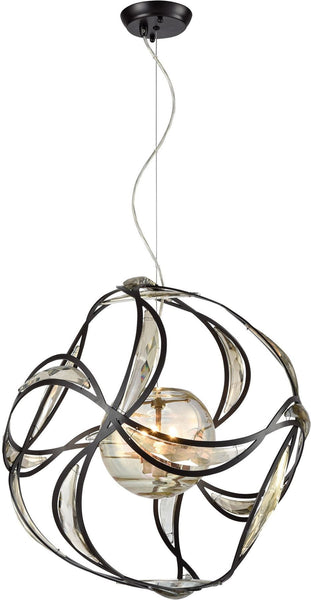 Oriona 3 Light Chandelier In Oil Rubbed Bronze
