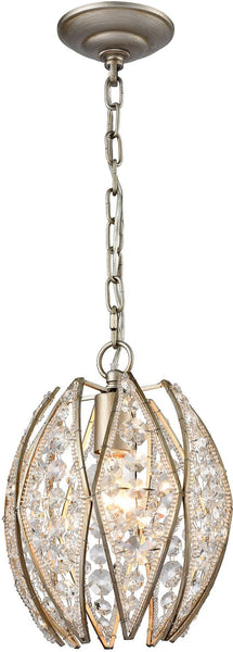 Kumbaya 1 Light Pendant In Aged Silver