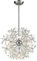 Snowburst 7 Light Chandelier In Polished Chrome