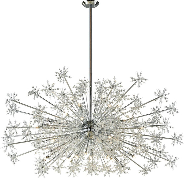 Snowburst 30 Light Chandelier In Polished Chrome