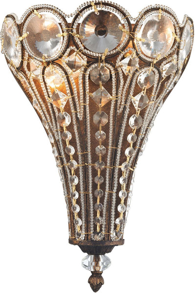 Christina 2 Light Wall Sconce In Mocha