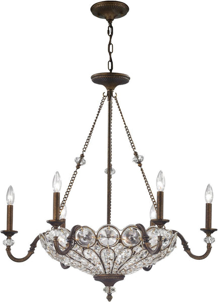 Christina 9 Light Chandelier In Mocha