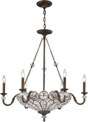 Christina 9 Light Chandelier In Mocha
