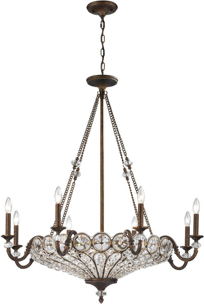 Christina 12 Light Chandelier In Mocha