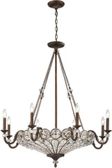 Christina 12 Light Chandelier In Mocha