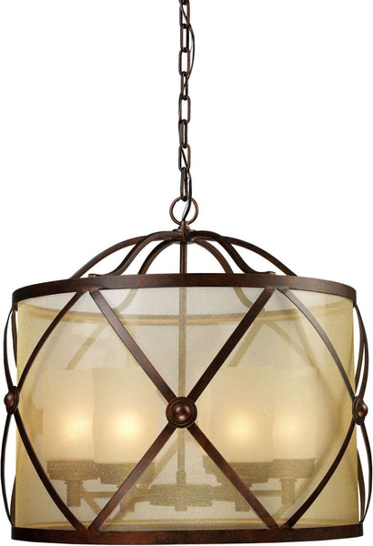 Cumberland 6 Light Chandelier In Classic Bronze