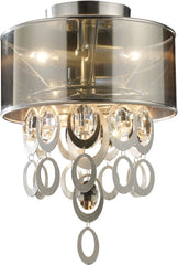 Parisienne 2 Light Wall Sconce In Silver Leaf