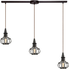 Yardley 3 Light Pendant In Oil Rubbed Bronze