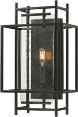 Intersections 1 Light Wall Sconce In Oil Rubbed Bronze
