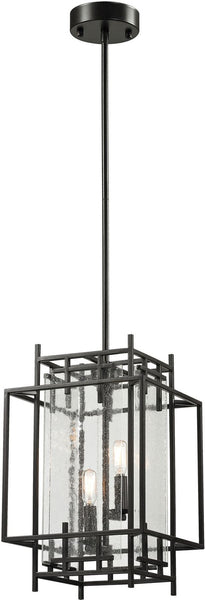 Intersections 2 Light Pendant In Oil Rubbed Bronze
