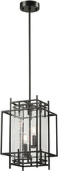 Intersections 2 Light Pendant In Oil Rubbed Bronze