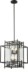 Intersections 8 Light Pendant In Oil Rubbed Bronze