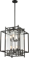 Intersections 8 Light Pendant In Oil Rubbed Bronze