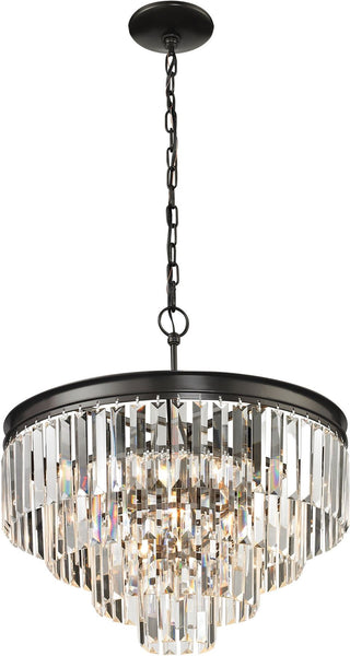 Palacial 5 Light Pendant In Oil Rubbed Bronze