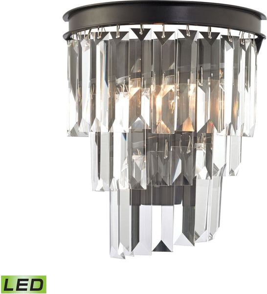 Palacial 1 Light Led Wall Sconce In Oil Rubbed Bronze