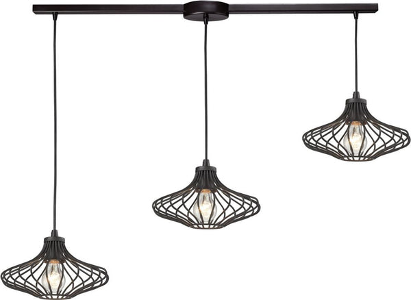 Yardley 3 Light Pendant In Oil Rubbed Bronze