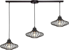 Yardley 3 Light Pendant In Oil Rubbed Bronze