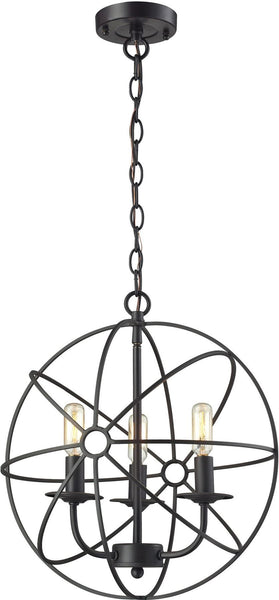 Yardley 3 Light Pendant In Oil Rubbed Bronze