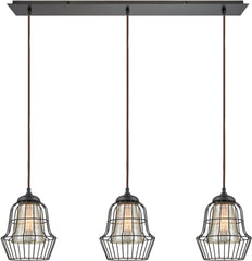Yardley 3 Light Pendant In Oil Rubbed Bronze