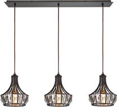 Yardley 3 Light Pendant In Oil Rubbed Bronze