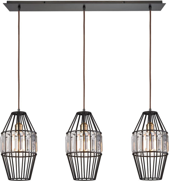 Yardley 3 Light Pendant In Oil Rubbed Bronze