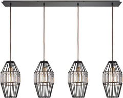 Yardley 4 Light Pendant In Oil Rubbed Bronze