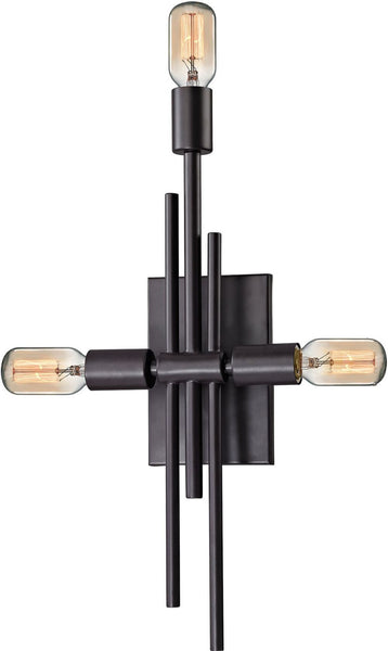 Parallax 3 Light Sconce In Oil Rubbed Bronze