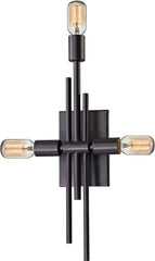 Parallax 3 Light Sconce In Oil Rubbed Bronze