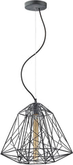 Geoweb 1 Light Pendant In Urban Concrete