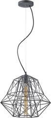 Geoweb 1 Light Pendant In Urban Concrete