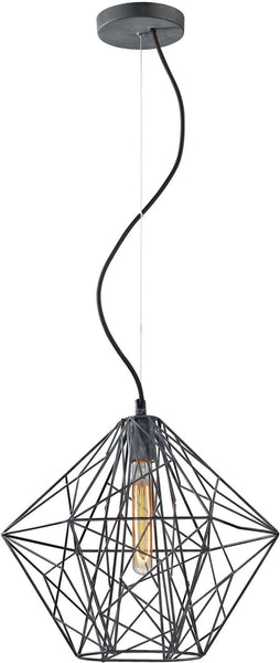 Geoweb 1 Light Pendant In Urban Concrete
