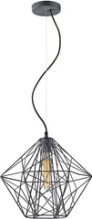 Geoweb 1 Light Pendant In Urban Concrete