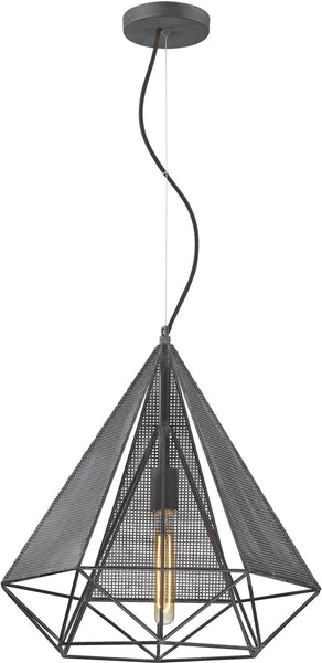 Geoweb 1 Light Pendant In Urban Concrete
