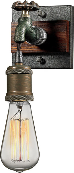 Jonas 1 Light Wall Sconce In Weathered Multitone