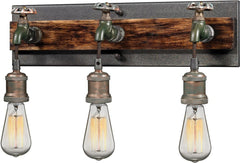 Jonas 3 Light Vanity In Weathered Multitone