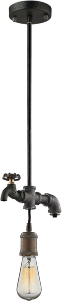 Jonas 1 Light Pendant In Weathered Multitone