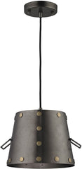 Ephrata 1 Light Pendant In Weathered Iron
