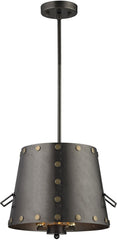 Ephrata 3 Light Pendant In Weathered Iron
