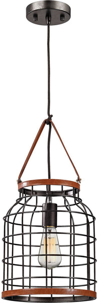 Purcell 1 Light Pendant In Weathered Iron